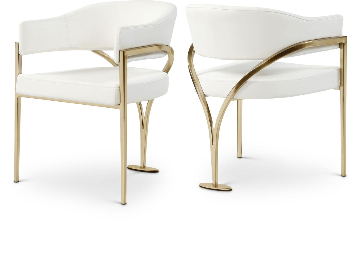 Madelyn - Dining Chair (Set of 2) - Brushed Brass