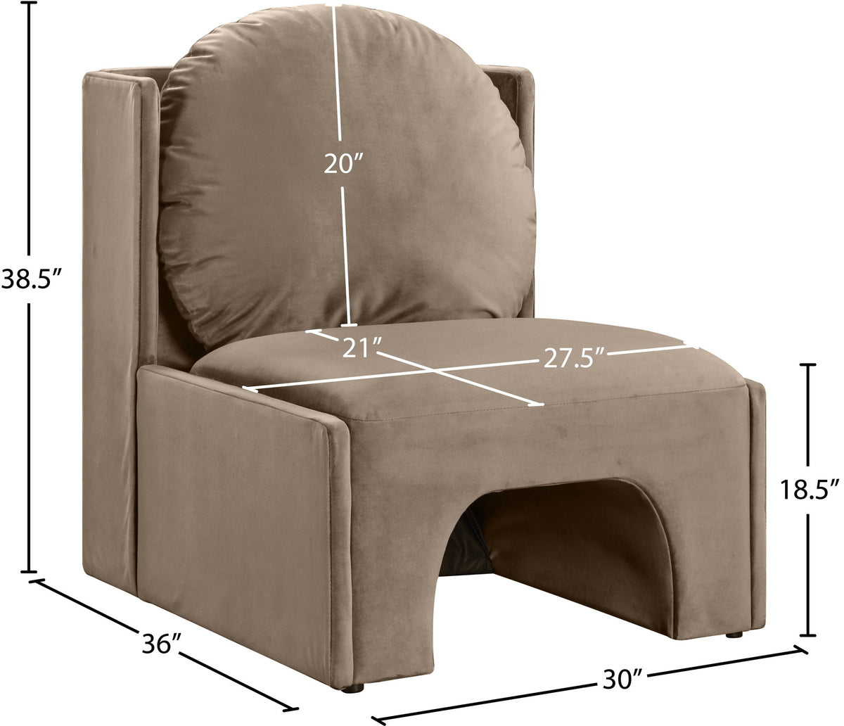 Sigma - Velvet Accent Chair