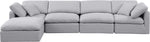 Indulge - Linen 5 Piece Modular Sectional With Chaise