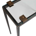 Averona - Glass Top Accent Table - Bronze
