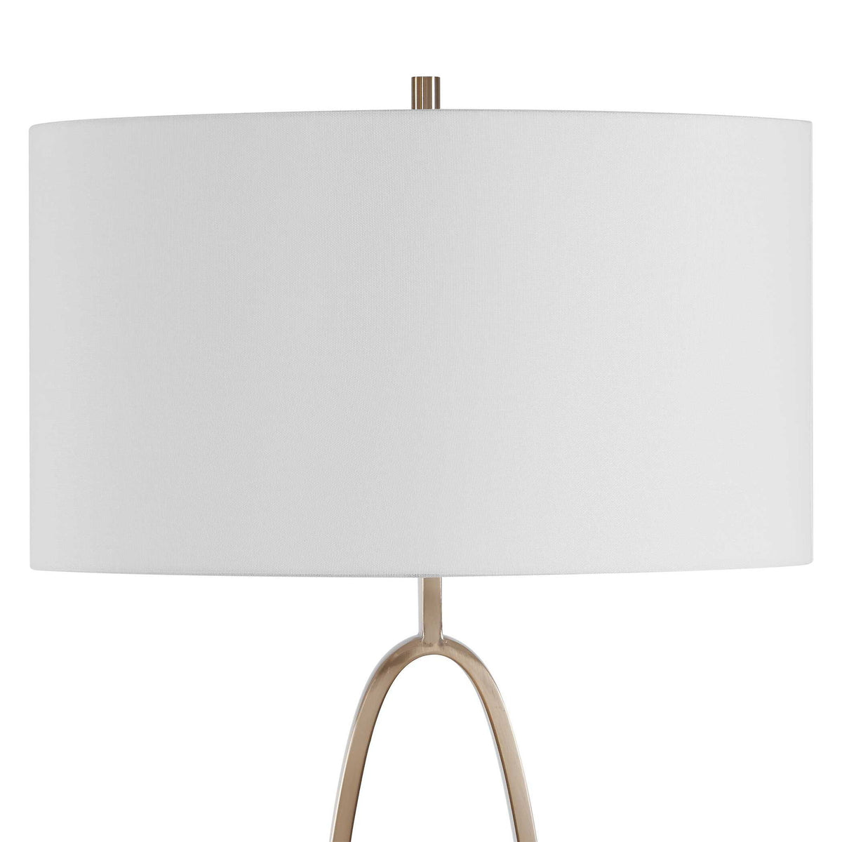 Tordin - Geometric Floor Lamp - Brass / Gold