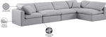 Indulge - Linen 5 Piece Modular Sectional