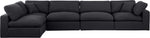 Comfy - 5 Piece Linen Modular Sectional