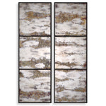 Rahila - Antiqued Mirror (Set of 2) - Black