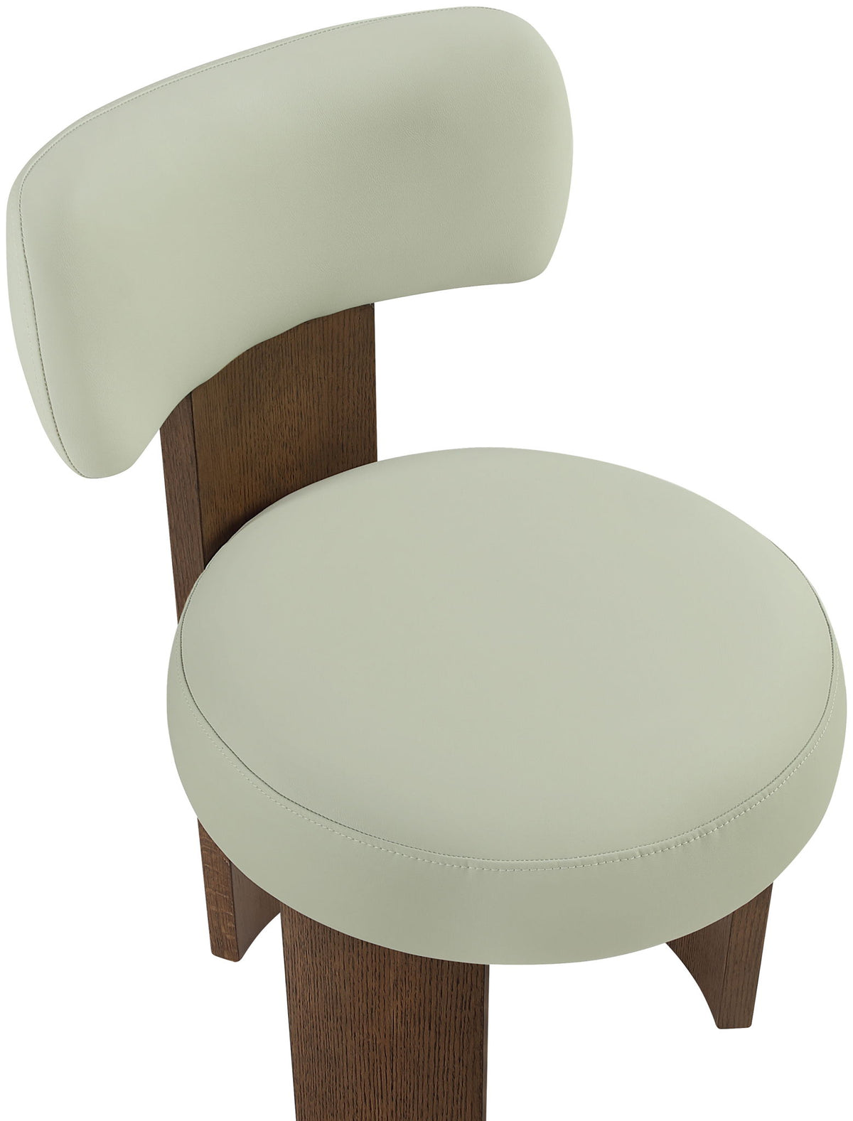 Atelier - Vegan Leather Upholstered Dining Chair (Set of 2) - Painted Brown Frame