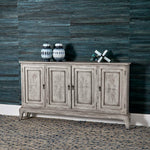 Nyle - 4 Door Cabinet - Gray
