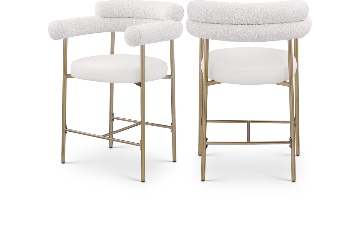 Blake - Counter Stool With Bronze Legs (Set of 2)
