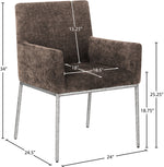 Reeves - Dining Chair With Silver Legs (Set of 2)