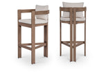 Newport - Water Resistant Fabric Upholstered Outdoor Patio Bar Stool