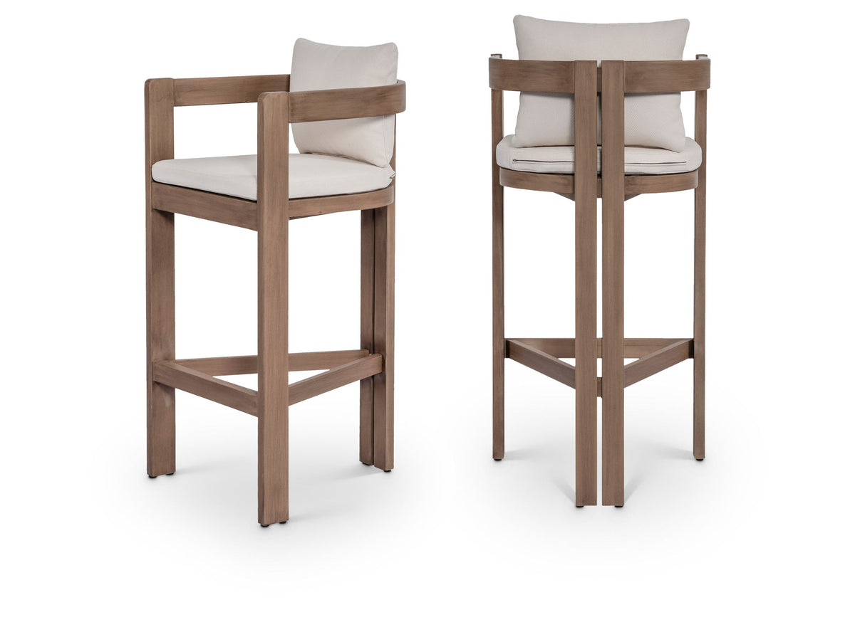 Newport - Water Resistant Fabric Upholstered Outdoor Patio Bar Stool