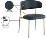 Lupita - Dining Chair With Brushed Gold Legs (Set of 2)