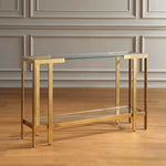Kendrick - Glass Console Table - Gold