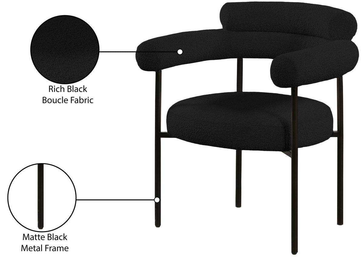 Blake - Dining Chair With Black Legs (Set of 2)