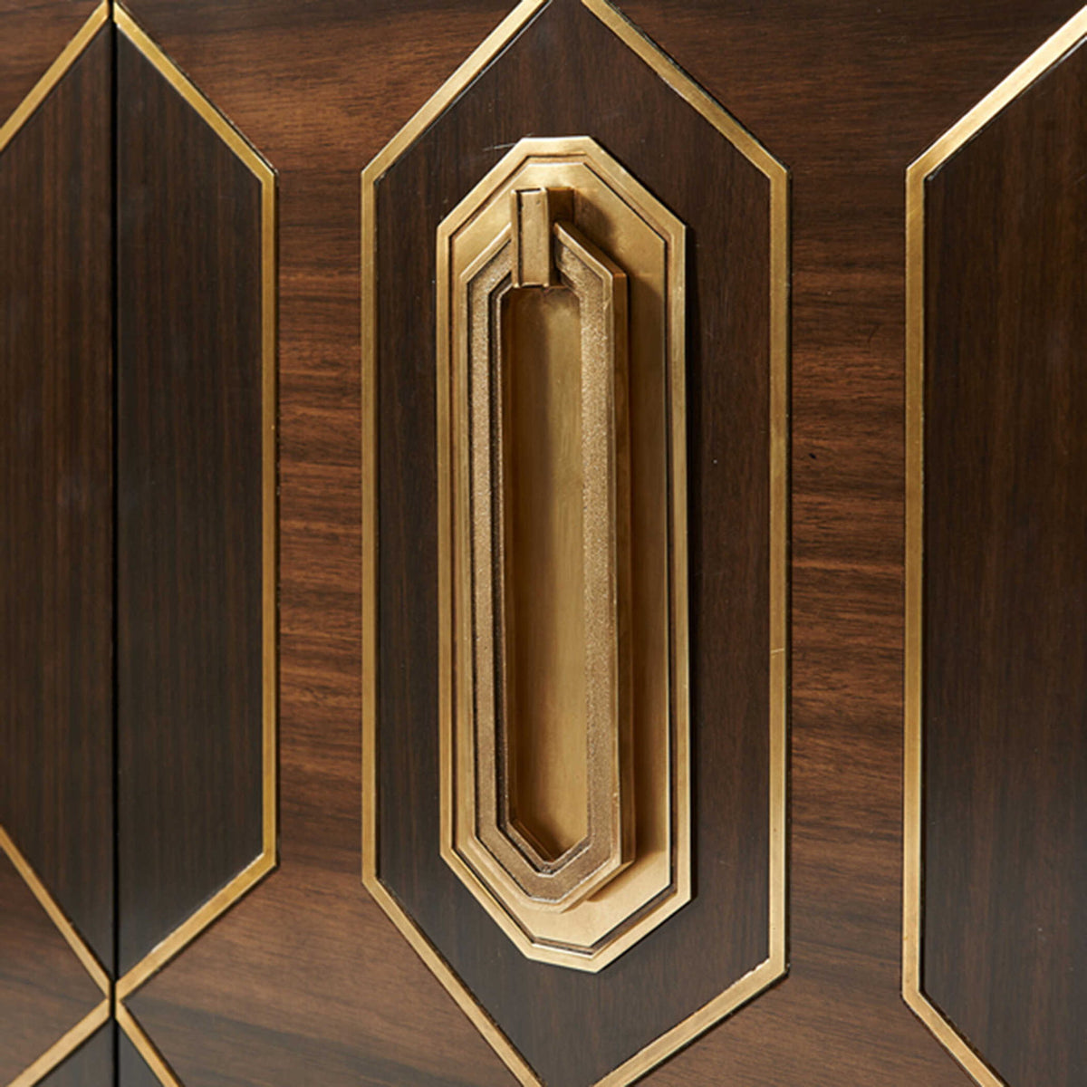 Put A Hex On You - Cabinet - Brown / Gold