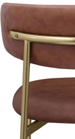 Lupita - Dining Chair With Brushed Gold Legs (Set of 2)