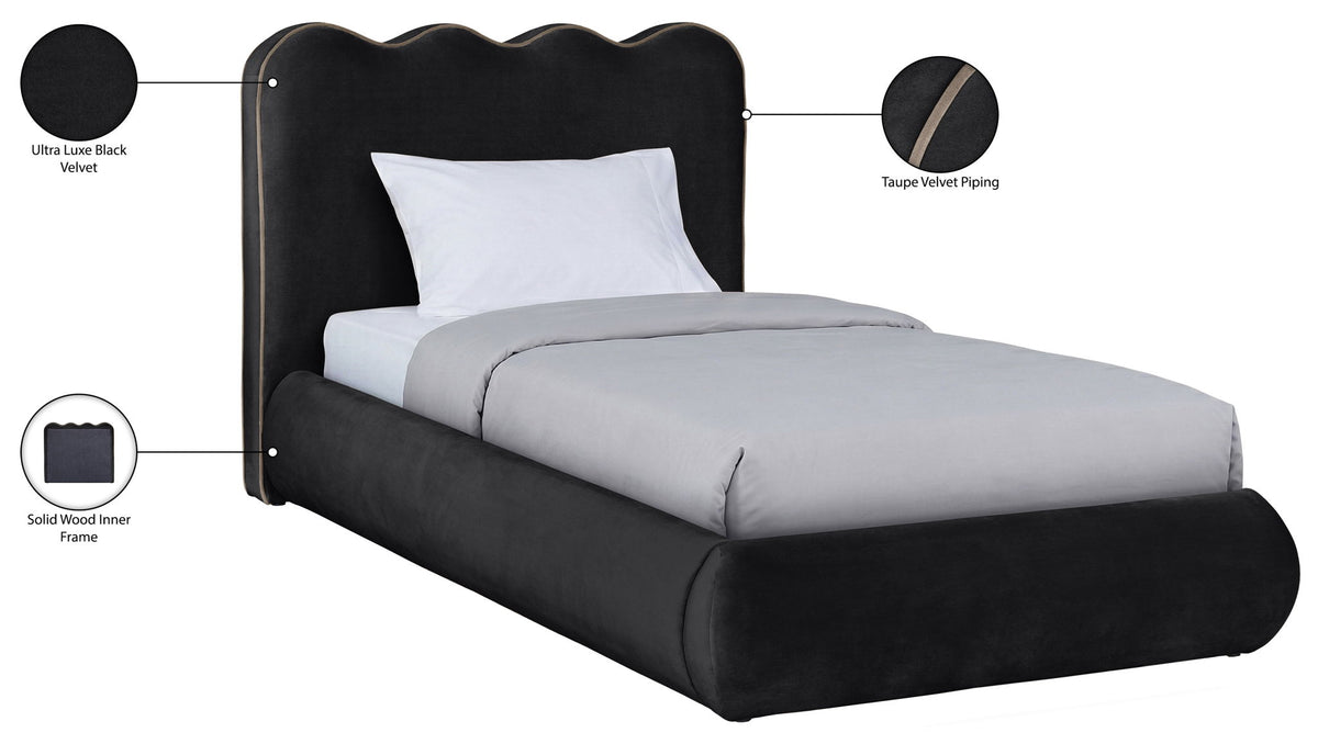 Tempo - Velvet Upholstered Bed