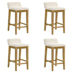 Annikah - Modern Transitional Wood Counter Height Kitchen Bar Stool