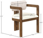 Ravina - Upholstered Dining Chair With Stained Brown Base (Set of 2)