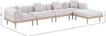 Laguna - 5 Piece 106.5" Upholstered Outdoor Patio Modular Sectional