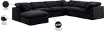Indulge - Velvet 7 Piece Modular Sectional