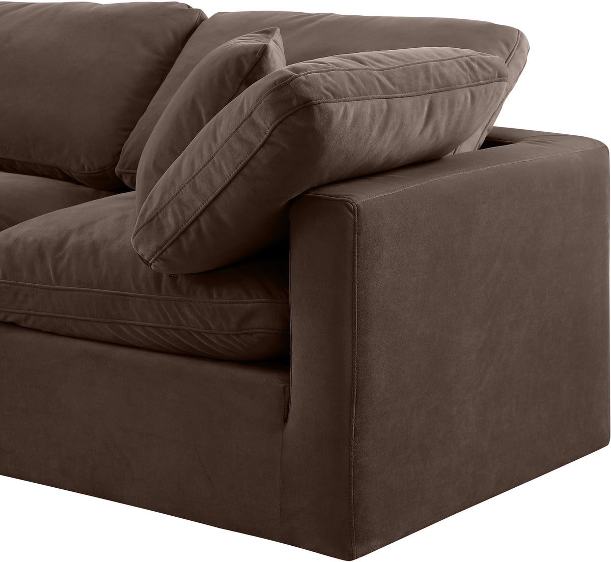 Indulge - Velvet 6 Piece Modular Corner Sectional