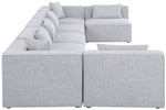 Cube - Linen 7 Piece Modular U-Shaped Sectional