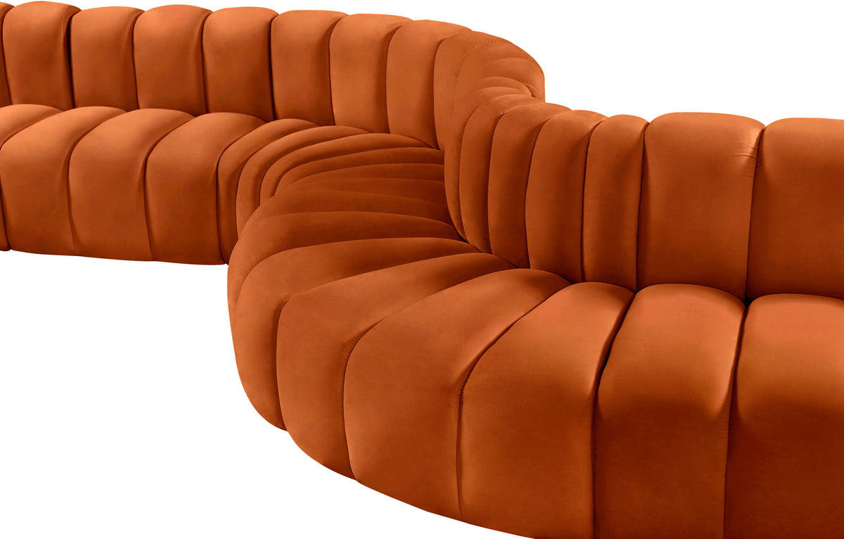 Arc - Velvet 7 Piece Modular Sofa