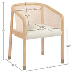 Sylvan - Vegan Leather Dining Chair (Set of 2) - Natural Frame