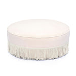 Tassy - Tasseled Round Ottoman