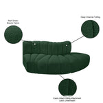 Arc - Boucle Fabric 3 Piece Modular Sofa