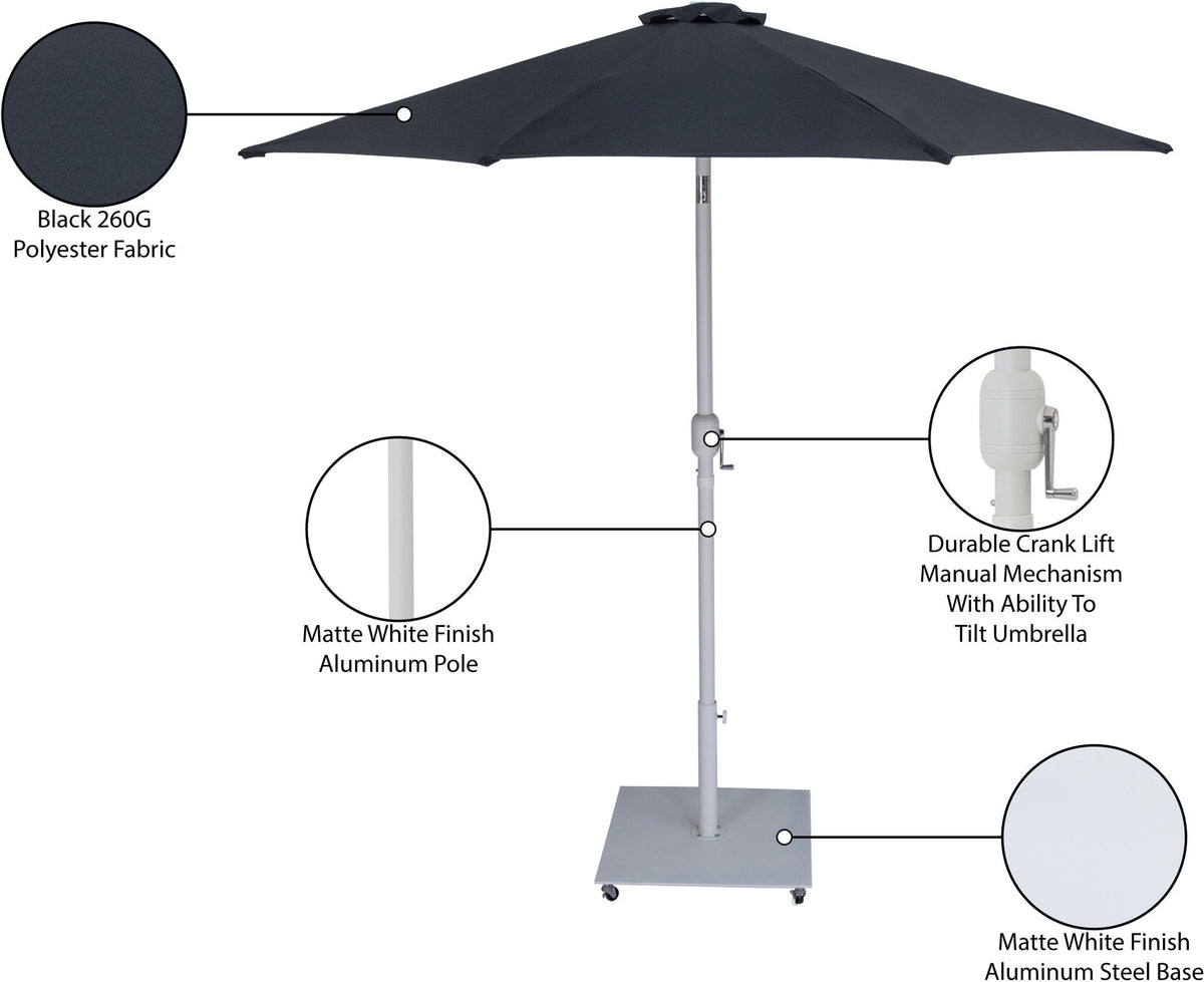 Fiji - Aluminum Patio Umbrella With Square White Base