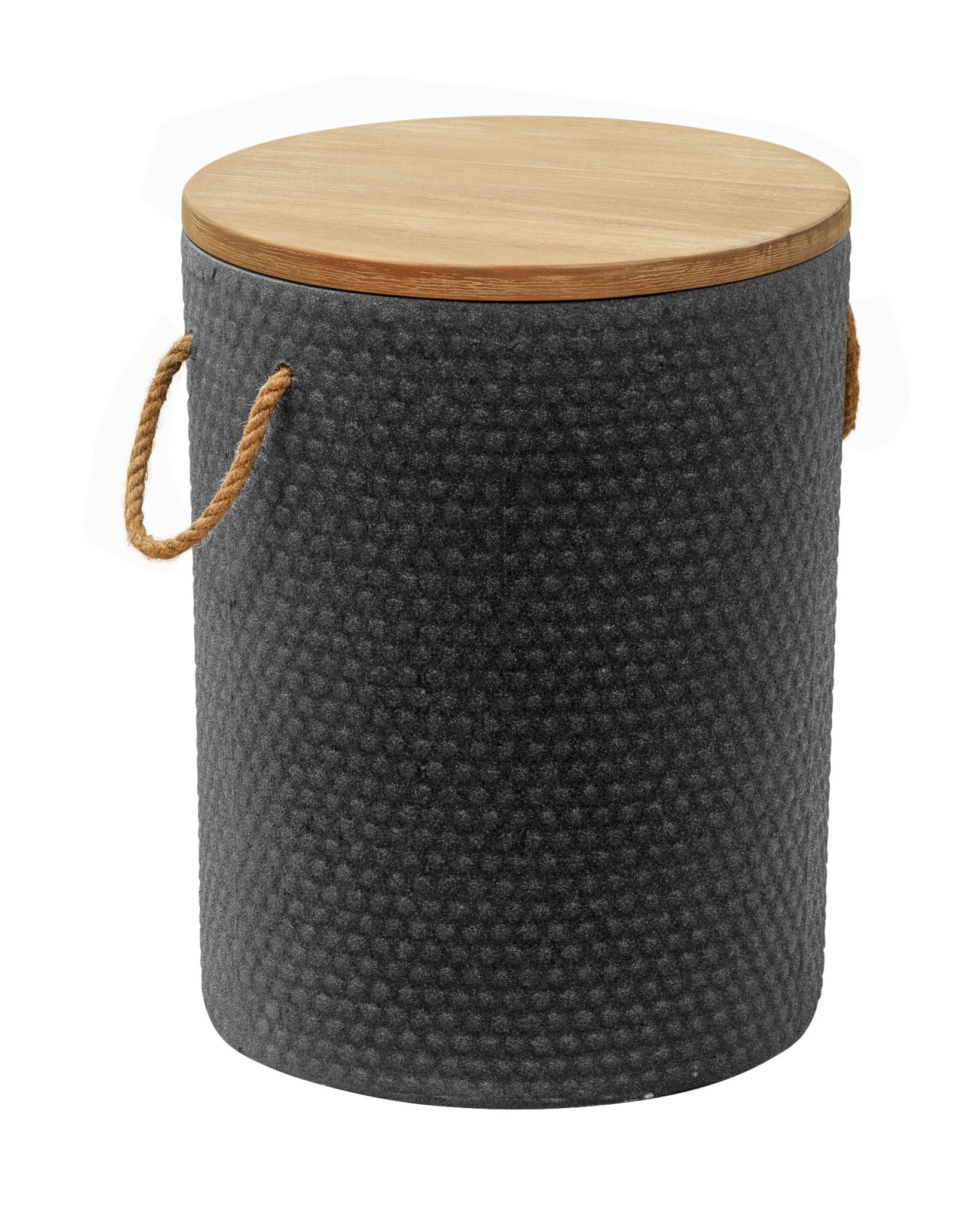 Beban - Outdoor Side Table - Natural / Black