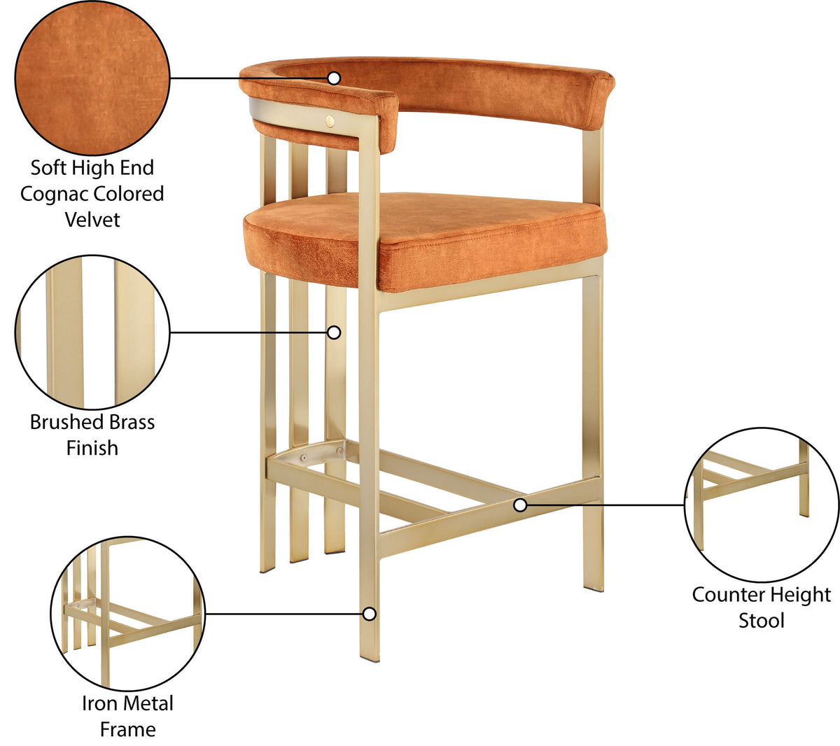 Marcello - Counter Stool