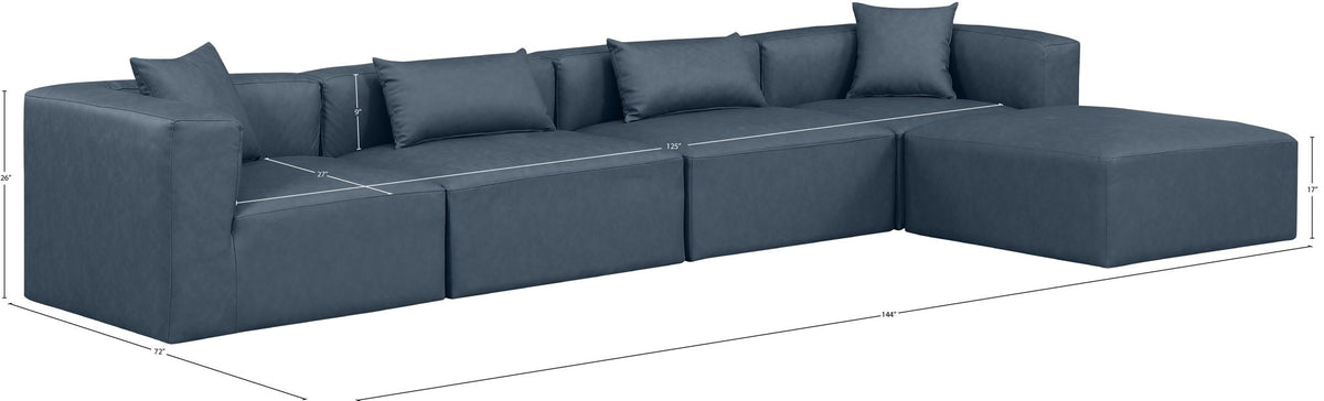 Cube - 5 Piece Modular Sectional With Chaise
