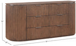 Astrid - Solid Wood And Oak Veneer Dresser