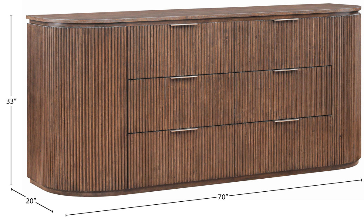 Astrid - Solid Wood And Oak Veneer Dresser