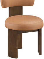 Atelier - Vegan Leather Upholstered Dining Chair (Set of 2) - Painted Brown Frame