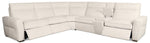 MS - Vann Six-Piece Power Sectional - White