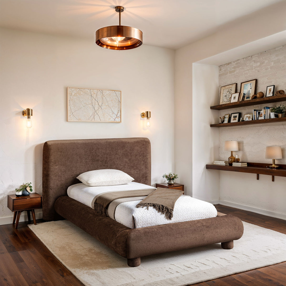 Blair - Chenille Upholstered Bed