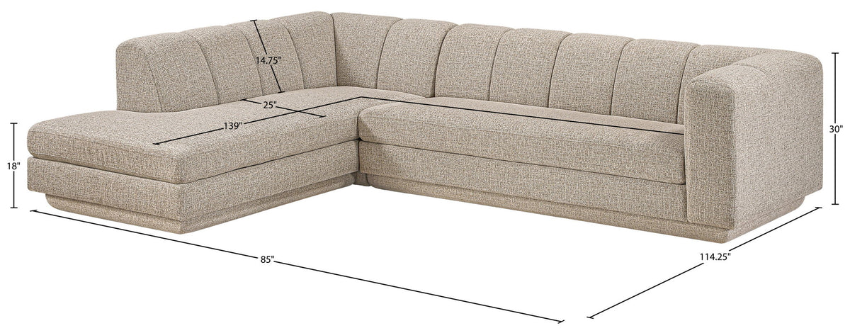 Modari - Sectional - Beige