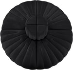 Rummi - Round Velvet Performance Fabric Upholstered 4 Piece Modular Sofa