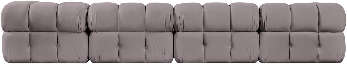 Orin - Fabric Velvet 4 Piece Modular Sofa