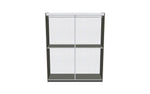 Dama Bianca - 4-Door Wardrobe With 2 Mirror Doors - White