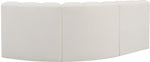 Arc - Faux Leather 3 Piece Sofa
