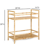 Destin - Burl Designer Bar Cart - Natural