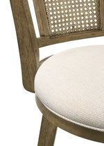 Isla - 26" Putty Brown Counter Height Rubberwood Swivel Barstool