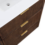 Willard - Engineered Stone And Solid Wood Bathroom Vanity