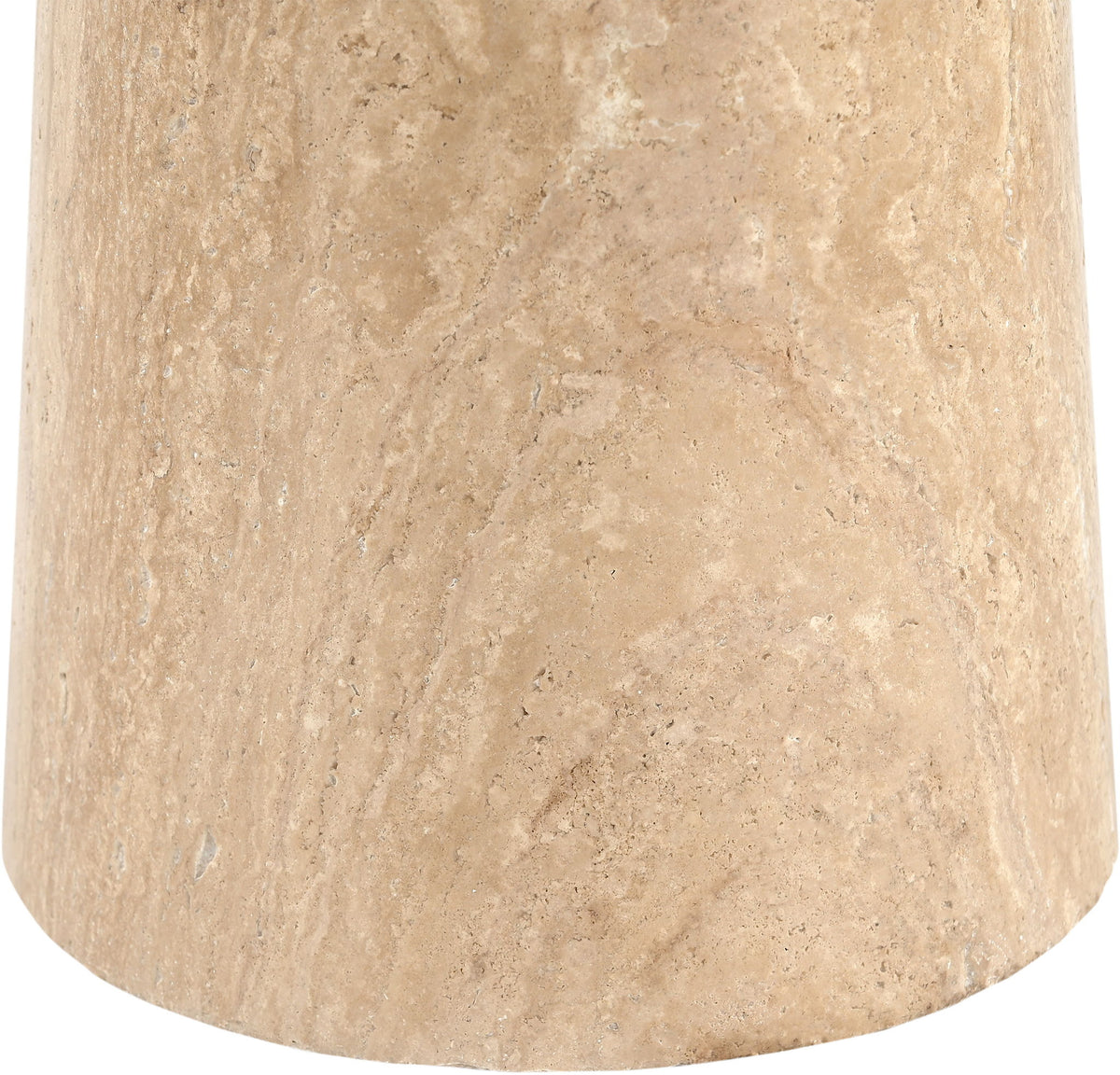 Fontelina - 30" Genuine Bistro Dining Table - Travertine