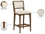 Atrium - Counter Stool With Brushed Brown Base (Set of 2)