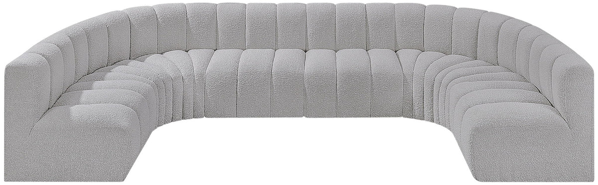 Arc - Boucle Fabric 8 Piece Modular Sofa